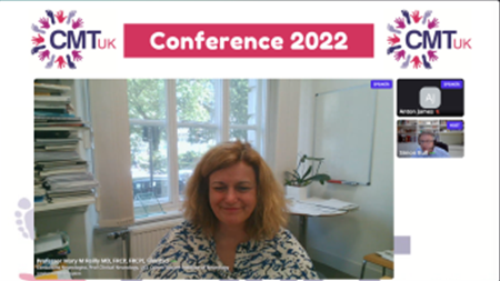 Professor Mary Reilly, a speaker at the CMTUK Conference 2022