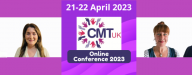CMTUK Conference 2023 banner with speakers